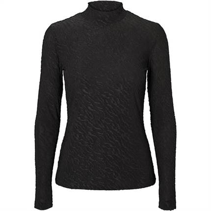 RUE de FEMME Roll neck blouse - Black 